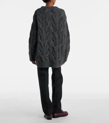 Bottega Veneta Cable-knit wool sweater | Thumbnail 4
