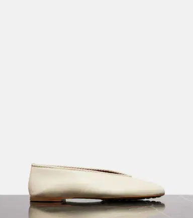 Bottega Veneta Rosa leather ballet flats | Thumbnail 3