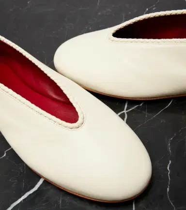 Bottega Veneta Rosa leather ballet flats | Thumbnail 4