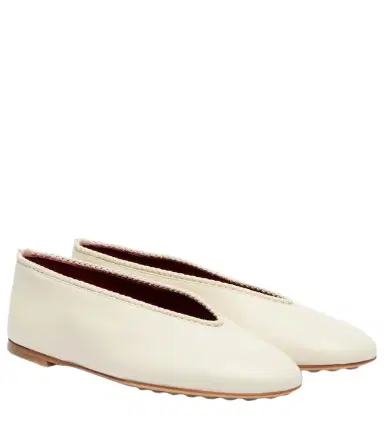 Bottega Veneta Rosa leather ballet flats | Thumbnail 1