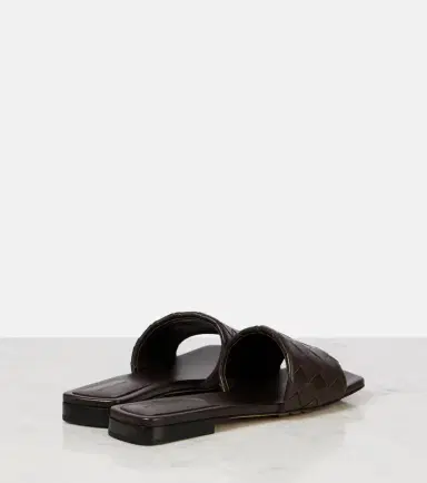 Bottega Veneta Parco Intrecciato leather mules | Thumbnail 3