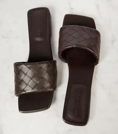Bottega Veneta Parco Intrecciato leather mules | Thumbnail 4