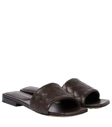 Bottega Veneta Parco Intrecciato leather mules | Thumbnail 1