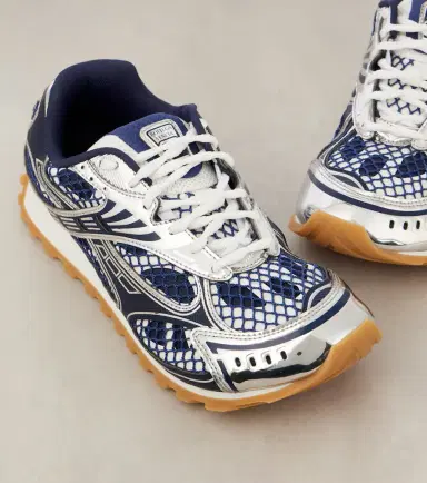 Bottega Veneta Orbit leather-trimmed sneakers | Thumbnail 4