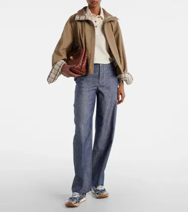Bottega Veneta Orbit leather-trimmed sneakers | Thumbnail 5