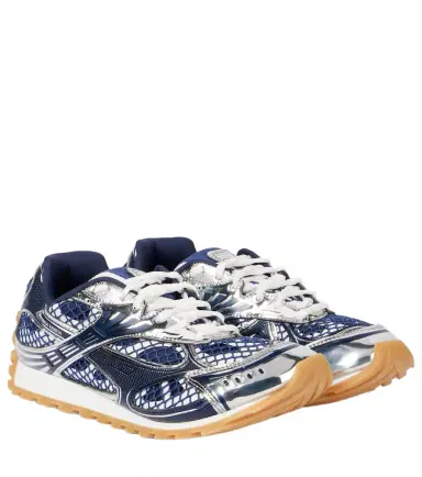 Bottega Veneta Orbit leather-trimmed sneakers | Thumbnail 1