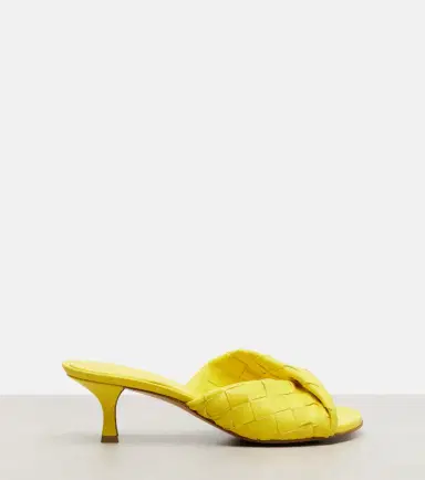 Bottega Veneta Blink 50 Intrecciato leather mules | Thumbnail 4