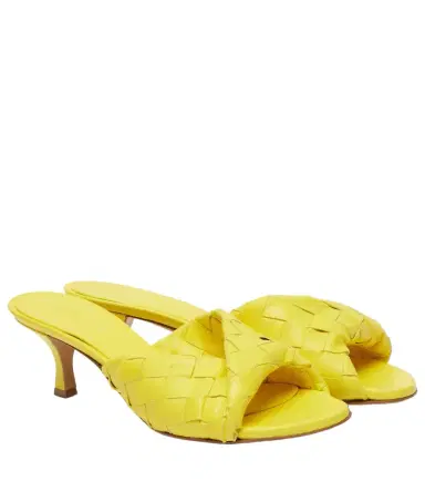 Bottega Veneta Blink 50 Intrecciato leather mules | Thumbnail 1