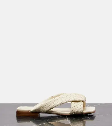 Bottega Veneta Riva Intrecciato leather sandals | Thumbnail 3