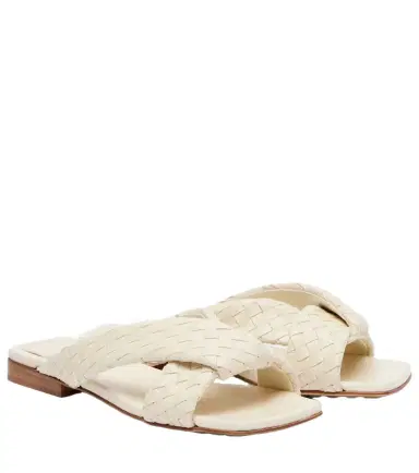 Bottega Veneta Riva Intrecciato leather sandals | Thumbnail 1