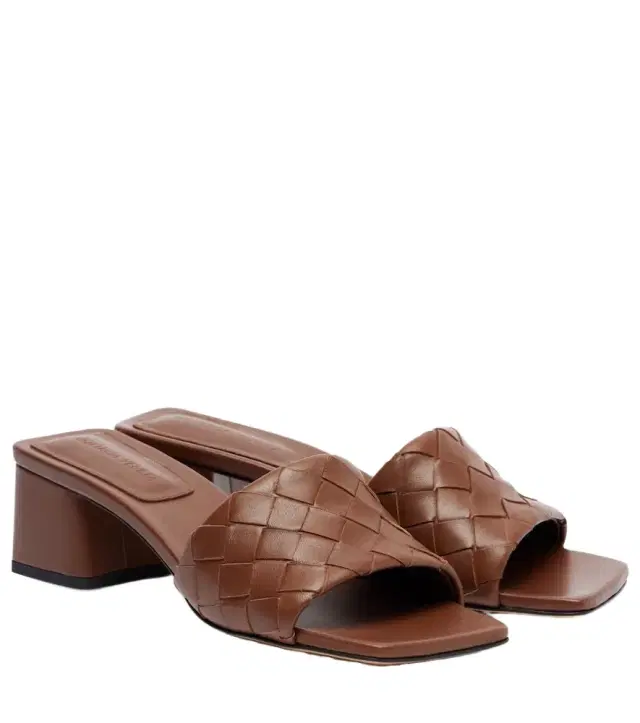 Parco 45 Intrecciato leather mules