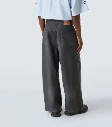 Balenciaga Trompe L'Oeil denim sweatpants | Thumbnail 2 Balenciaga Trompe L'Oeil denim sweatpants | Thumbnail 2