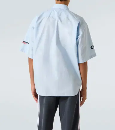 Balenciaga Oversized cotton poplin shirt | Thumbnail 3 Balenciaga Oversized cotton poplin shirt | Thumbnail 3
