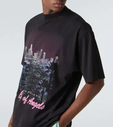 Balenciaga Printed cotton jersey T-shirt | Thumbnail 4 Balenciaga Printed cotton jersey T-shirt | Thumbnail 4