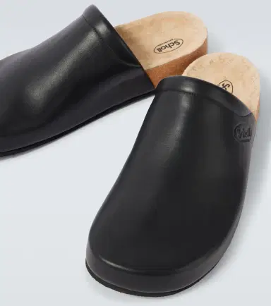 Balenciaga x Scholl leather mules | Thumbnail 3