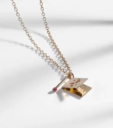 Sydney Evan Perfect Match 14kt gold necklace with diamonds and rubies | Thumbnail 7 Sydney Evan Perfect Match 14kt gold necklace with diamonds and rubies | Thumbnail 7