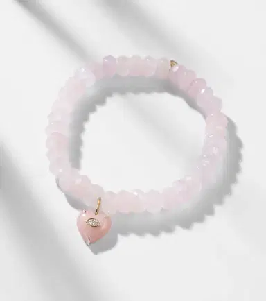 Sydney Evan 14kt gold bracelet with opal and diamond | Thumbnail 4