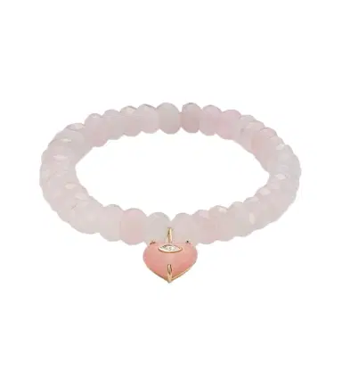 Sydney Evan 14kt gold bracelet with opal and diamond | Thumbnail 1