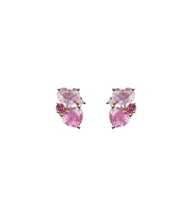 Sydney Evan 14kt gold earrings with sapphires and diamonds | Thumbnail 1