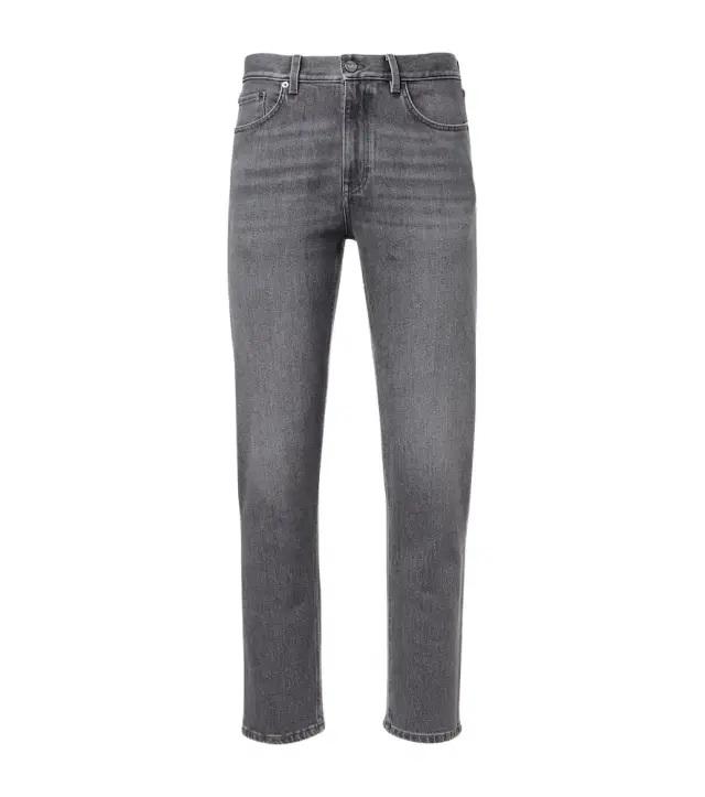 Mid-rise slim jeans