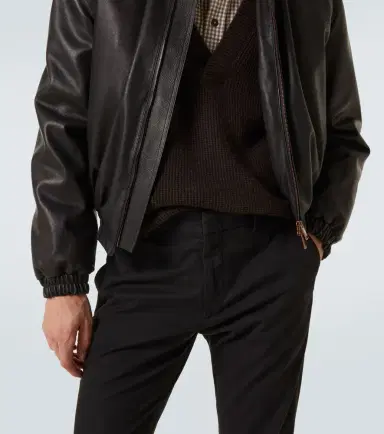 Zegna Cotton-blend slim pants | Thumbnail 3 Zegna Cotton-blend slim pants | Thumbnail 3