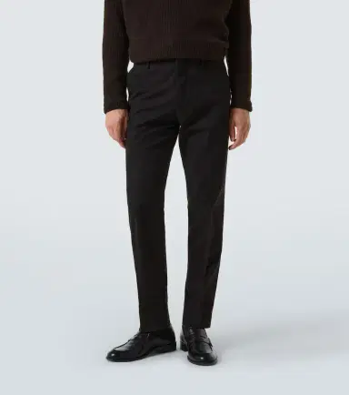 Zegna Cotton-blend slim pants | Thumbnail 5 Zegna Cotton-blend slim pants | Thumbnail 5