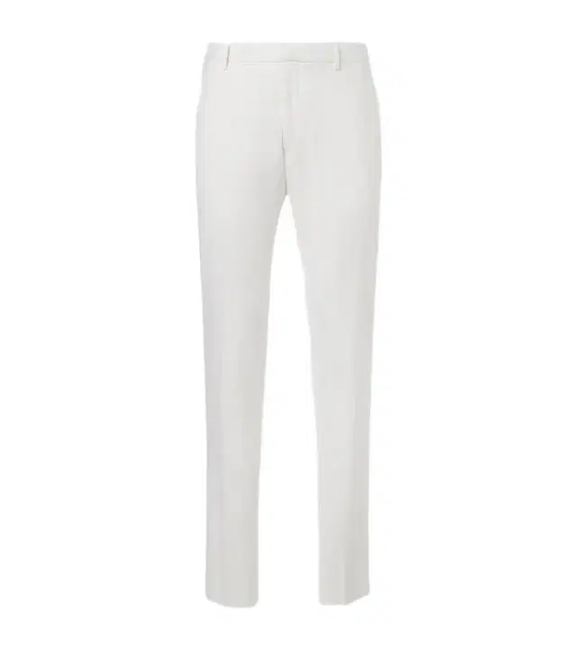 Cotton-blend slim pants