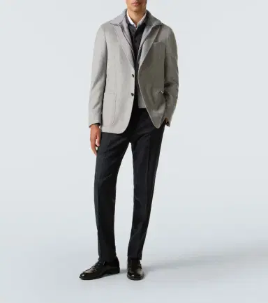 Zegna Layered cashmere blazer | Thumbnail 2 Zegna Layered cashmere blazer | Thumbnail 2