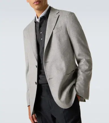 Zegna Layered cashmere blazer | Thumbnail 4 Zegna Layered cashmere blazer | Thumbnail 4