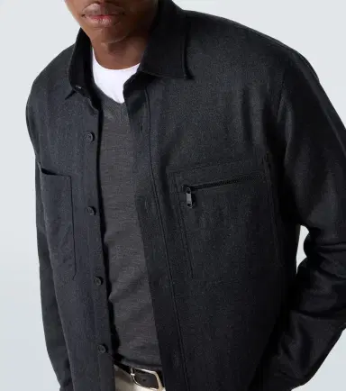 Zegna Wool overshirt | Thumbnail 4