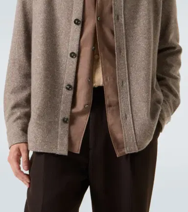 Zegna Cashmere and silk overshirt | Thumbnail 2