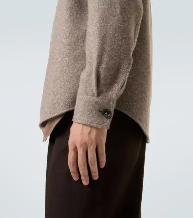 Zegna Cashmere and silk overshirt | Thumbnail 3