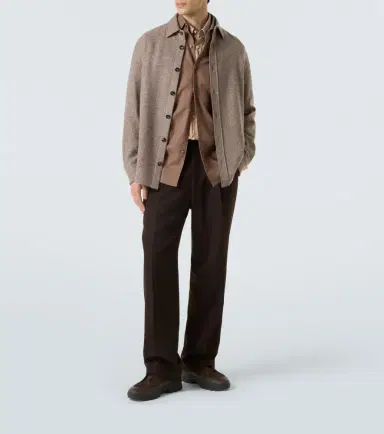 Zegna Cashmere and silk overshirt | Thumbnail 5