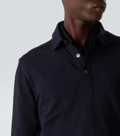 Zegna Cotton piqué polo sweater | Thumbnail 5