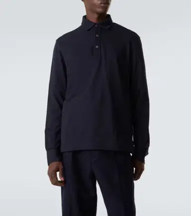 Zegna Cotton piqué polo sweater | Thumbnail 6