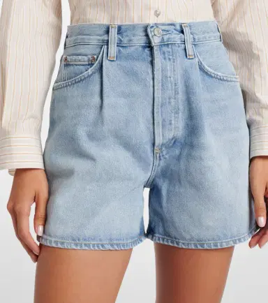 AGOLDE Rhoda high-rise denim shorts | Thumbnail 5