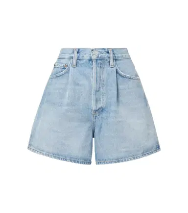 AGOLDE Rhoda high-rise denim shorts | Thumbnail 1