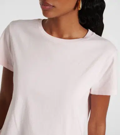 Agolde Adine Shrunken cotton jersey T-shirt | Thumbnail 2