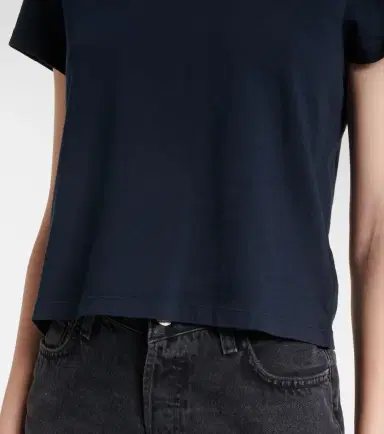 Agolde Adine Shrunken cotton jersey T-shirt | Thumbnail 4