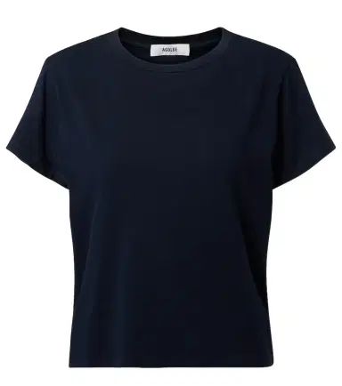 Agolde Adine Shrunken cotton jersey T-shirt | Thumbnail 1