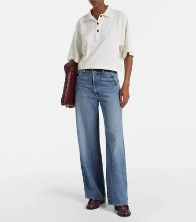 Citizens of Humanity Lowen cotton piqué polo shirt | Thumbnail 3