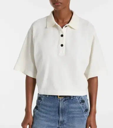 Citizens of Humanity Lowen cotton piqué polo shirt | Thumbnail 4