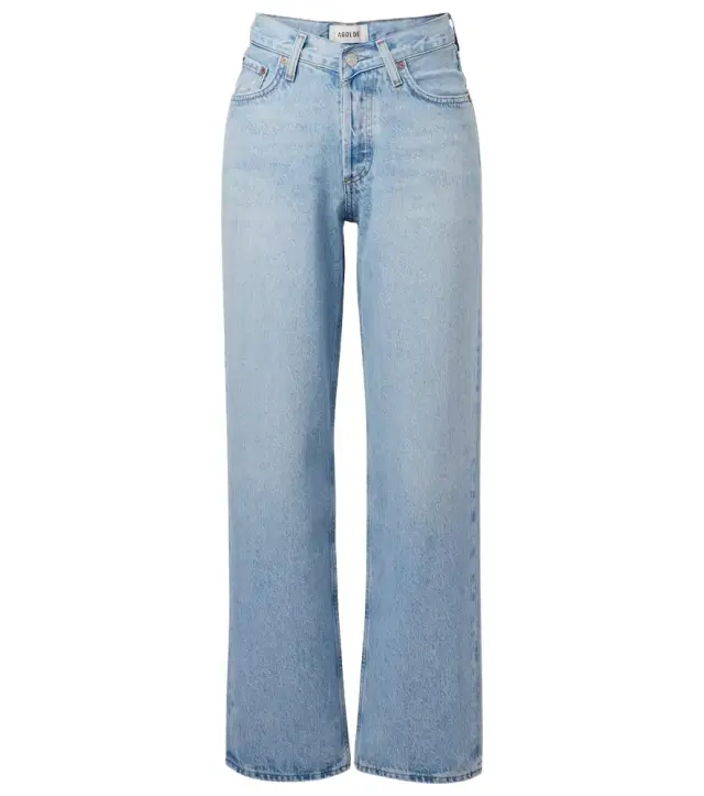 Agolde V-Waist Baggy high-rise wide-leg jeans