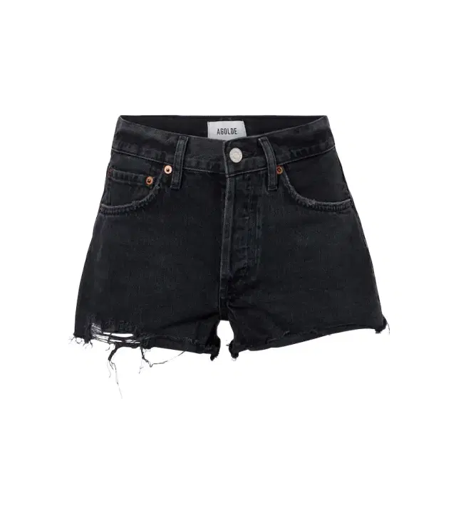 Agolde Parker Vintage distressed denim shorts