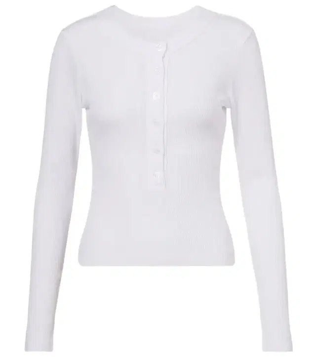 Citizens of Humanity Varra ribbed-knit Henley shirt