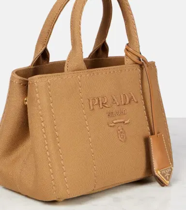 Prada Jardinière Mini canvas tote bag | Thumbnail 4 Prada Jardinière Mini canvas tote bag | Thumbnail 4