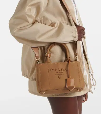 Prada Jardinière Mini canvas tote bag | Thumbnail 5 Prada Jardinière Mini canvas tote bag | Thumbnail 5