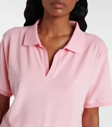 Hunza G Cotton terry polo shirt | Thumbnail 3