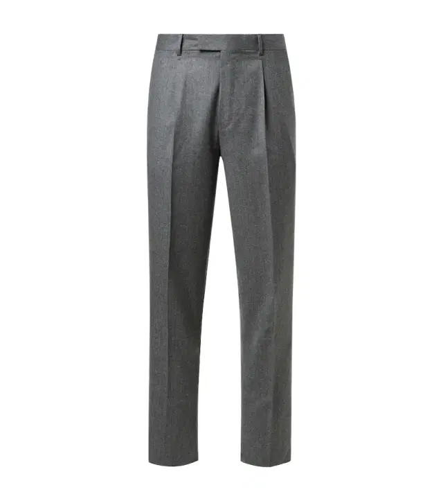 Zegna Wool flannel straight pants