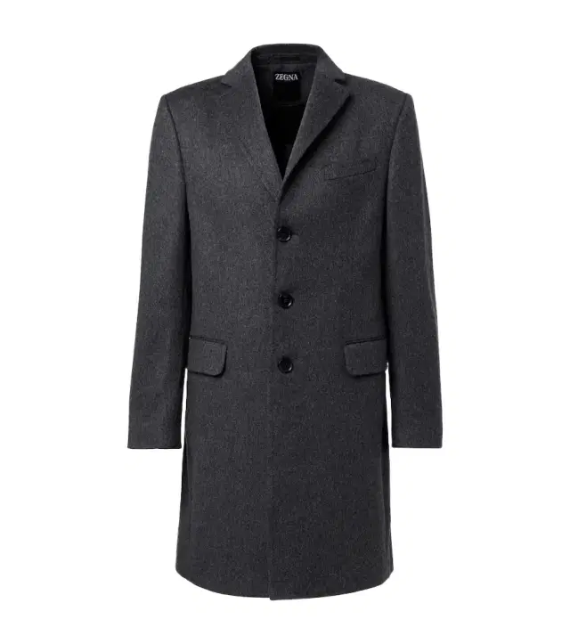 Zegna Wool and cashmere-blend coat
